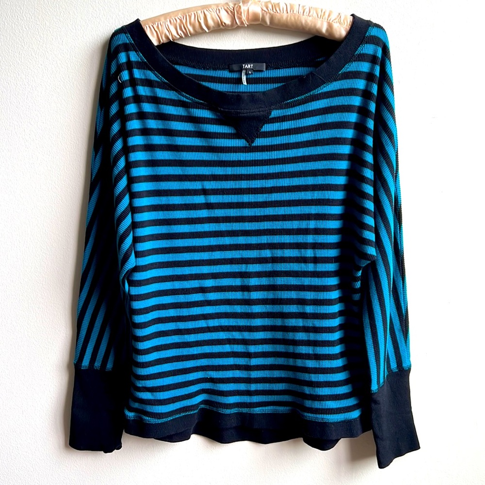 NWOT Tart Women’s Long Sleeve Striped Top Size Small